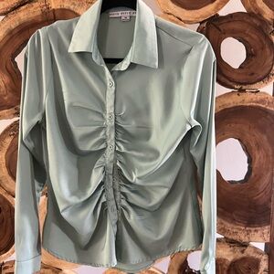 HYFVE Sage Button Down Shirt